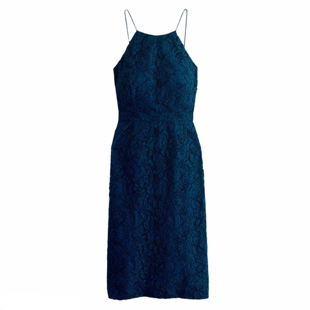 J. CREW Weddings Lydia Lace Halter Sheath Dress \\ 00